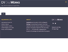 Tablet Screenshot of dejaworks.com